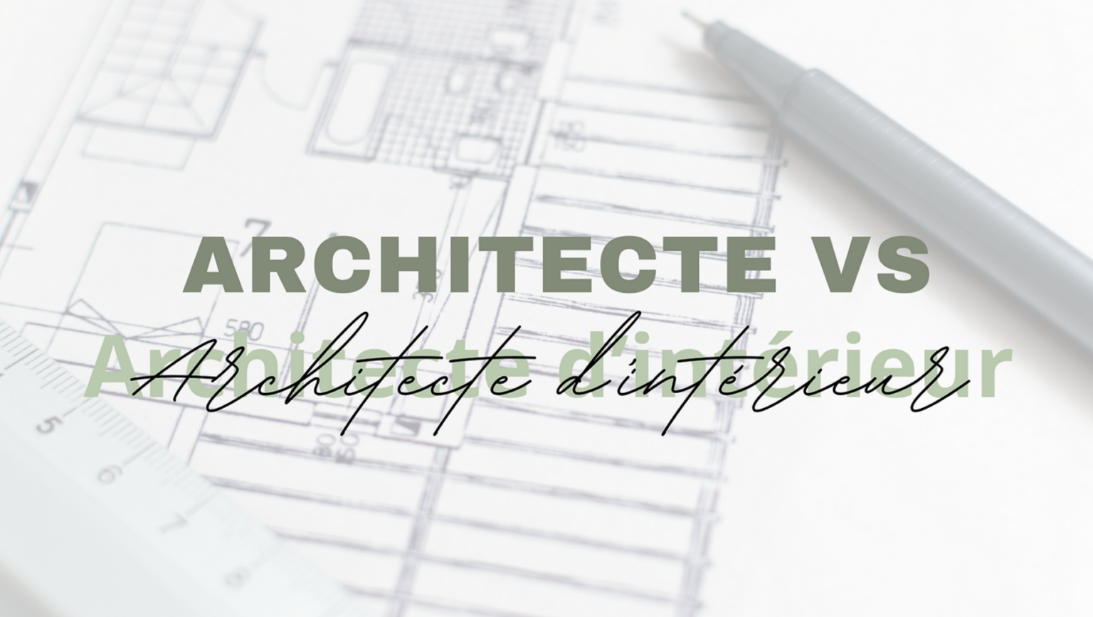 Architecte VS Architecte d'intérieur